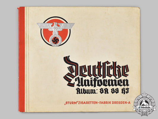 germany,_third_reich._a_rare_and_complete_copy_of_deutsche_uniformen_album:_sa_ss_hj_144_m21_mnc9604_1