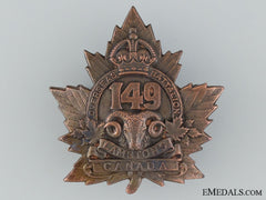 149Th Battalion (Lambton) Overseas Cap Badge Cef