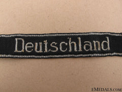 Waffen-Ss Deutschland  Flatwire Officer, Cufftitle