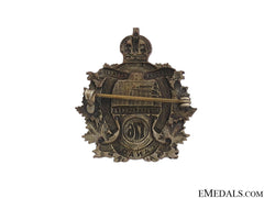 Wwi 176Th Officer's Collar Badge Cef