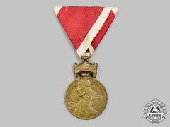 Croatia, Independent State. An Order Of The Crown Of King Zvonimir, Bronze Grade Medal, C.1941