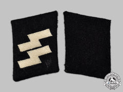 Germany, Ss. A Set Of Waffen-Ss Mann Collar Tabs