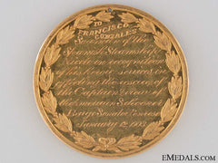 A 1903 Gold Presidential Life Saving Medal