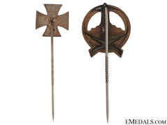 Two German Stickpins