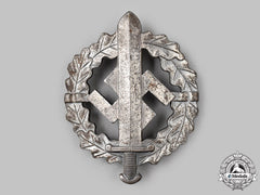 Germany, Sa. A Sports Badge, Type Iii Silver Grade, By Werner Redo