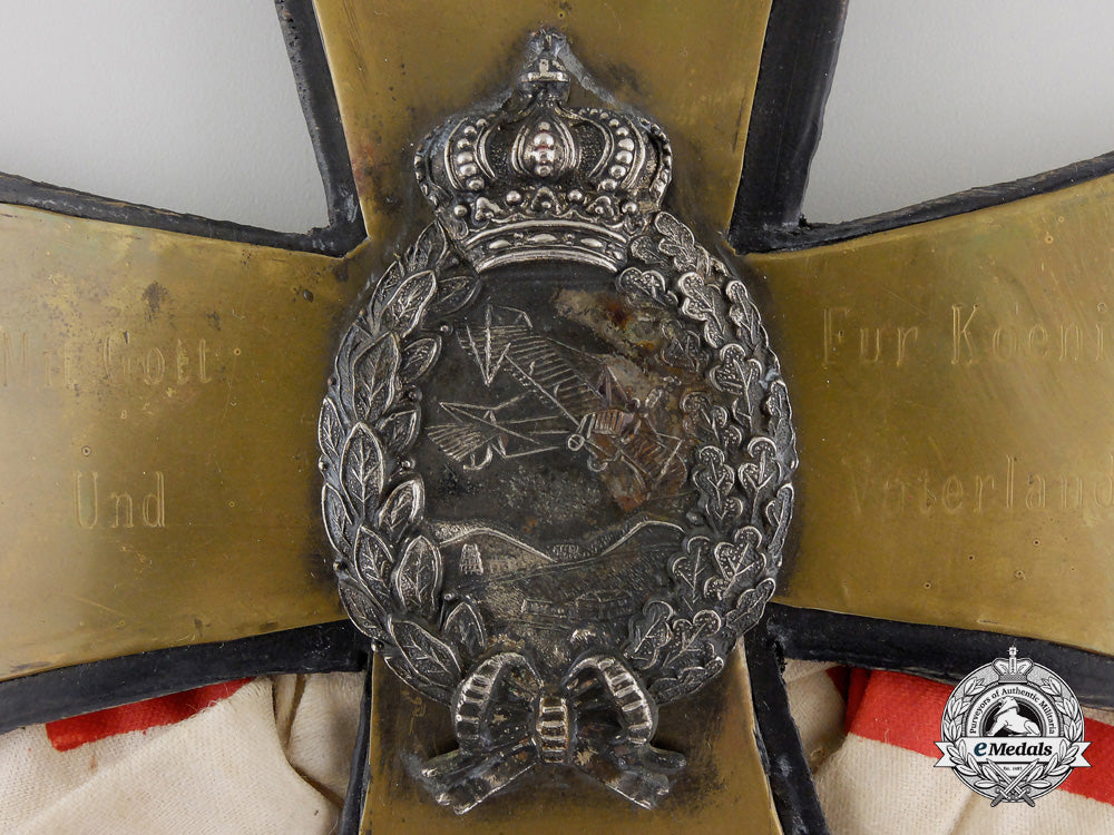 bavaria,_kingdom._a_first_war_bavarian_pilot_badge&_sash_to_vfw._paul_hoppe_181c_1_1_1