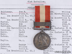 1866-70 Canada General Service Medal To The 41St Battalion