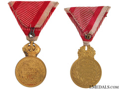 Two Bronze Signum Laudis Medals „¢¤ Wwi Period