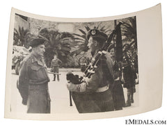 Press Photos Of Montgomery's Arrival In El Alamein