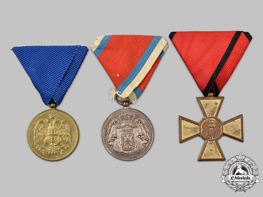 serbia,_kingdom._three_awards&_decorations_18_m21_mnc4811