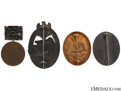 Four Third Reich Awards