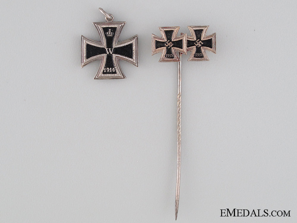 1914/39_iron_cross_miniature_and_stickpin_1914_39_iron_cro_53284e11caa03