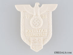 1938 Darmstadt Kreistag Tinnie
