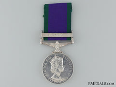 1962-2007 General Service Medal To Cpl. Embahadur Sunwar