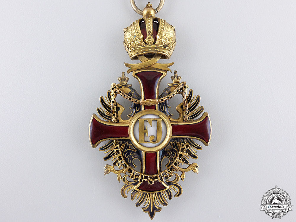 An Austrian Order Of Franz Joseph; Civil Commander's Neck Cross eMedals