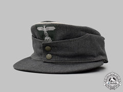 Germany, Ss. A Waffen-Ss Officer’s White-Piped M43 Field Cap