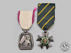 Belgium, Kingdom; France, Iv Republic. Two Awards