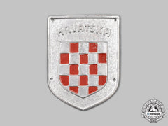 Croatia, Independent State. An Italian-Croatian Legion Badge C.1940