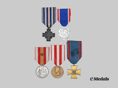 Czechoslovakia, I Republic. A Lot of Five Decorations