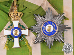 Saxony, Kingdom. An Albrecht Order, Grand Cross In Gold, By G.a. Scharffenberg, C.1900