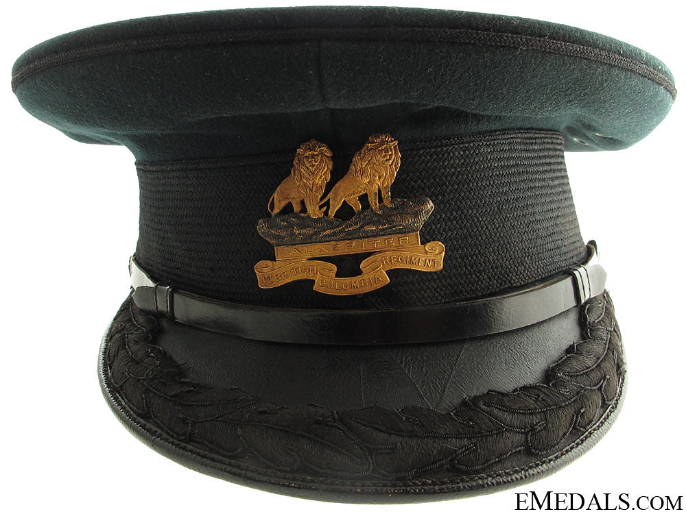 1_st_british_columbia_regiment_general's_visor_1st_british_colu_51531e699aa1a