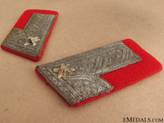 Major Of Croatian Home Army Collar Tabs