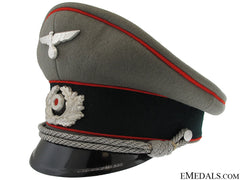 Army (Heer) Flak Officer's Visor Cap