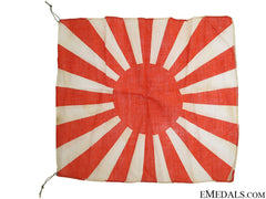 Two Wwii Japanese Patriotic Flags & Banner