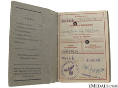 Group Of Three German Id & Booklets