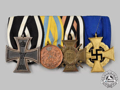 Germany, Imperial. A Medal Bar For First World War And Civil Service