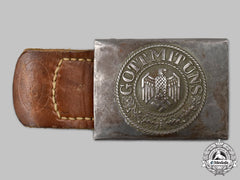 Germany, Heer. An Em/Nco’s Belt Buckle, By G.h. Osang