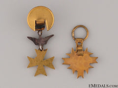 Two Spanish Miniature Medals