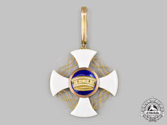 Italy, Kingdom. An Order Of The Crown, Grand Officer In Gold, Cased