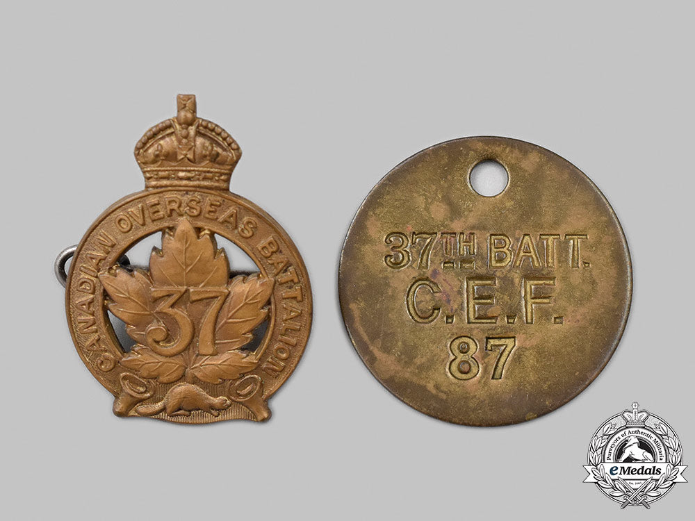 canada,_cef._a37_th_infantry_battalion_cap_badge_and_trunk_identification_tag_23_m21_mnc5596_1