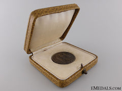 A Cased 1936 10Th Signal Division Medal