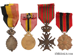 Four Belgian Awards And Decorations