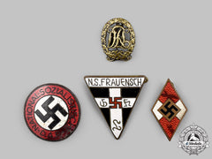 Germany, Third Reich. A Mixed Lot Of Membership Badges