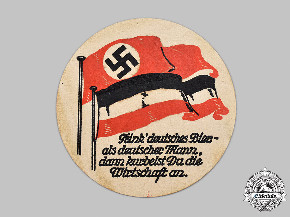germany,_third_reich._a_patriotic_beer_hall_coaster_25_m21_mnc0987