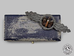 Germany, Luftwaffe. A Bomber Clasp, Silver Grade With Case, By Funcke & Brüninghaus