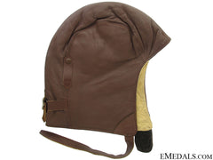 Wwii Rcaf Leather Training Helmet