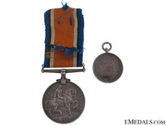 Wwi British War Medal - Liverpool