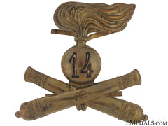 26Th Division Artillery Pith Helmet Badge