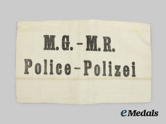 Germany, Third Reich. A Postwar Allied Occupation Police Armband