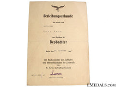 Documents To Obergefreiter Kurt Haas