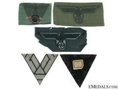 Lot Of German Army Cloth Insignia