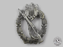 Germany, Wehrmacht. An Infantry Assault Badge, Silver Grade, By Julius Bauer & Co.