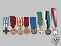 Italy, Kingdom, Republic. A Lot Of Eight Miniature Awards