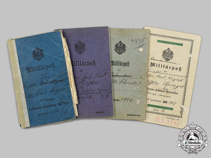 germany,_imperial._a_mixed_lot_of_first_world_war_militärpaße_27_m21_mnc7436_1