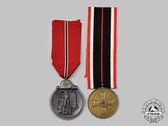 Germany, Wehrmacht. A Pair Of Service Medals