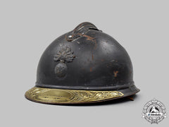 France, Iii Republic. An M1915 Adrian Infantry Helmet With Veteran's Plate